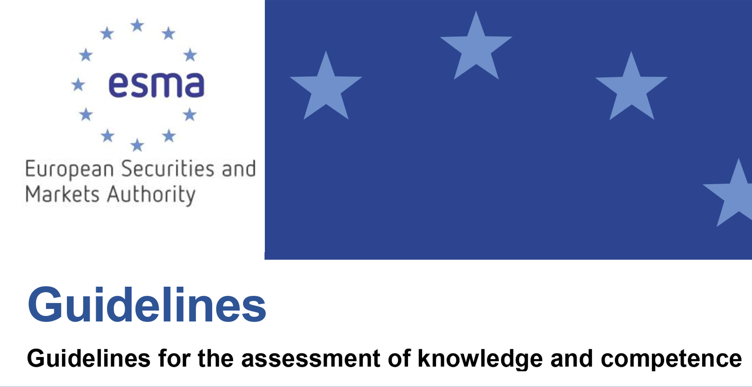 Final report on the Guidelines for the assessment of knowledge a