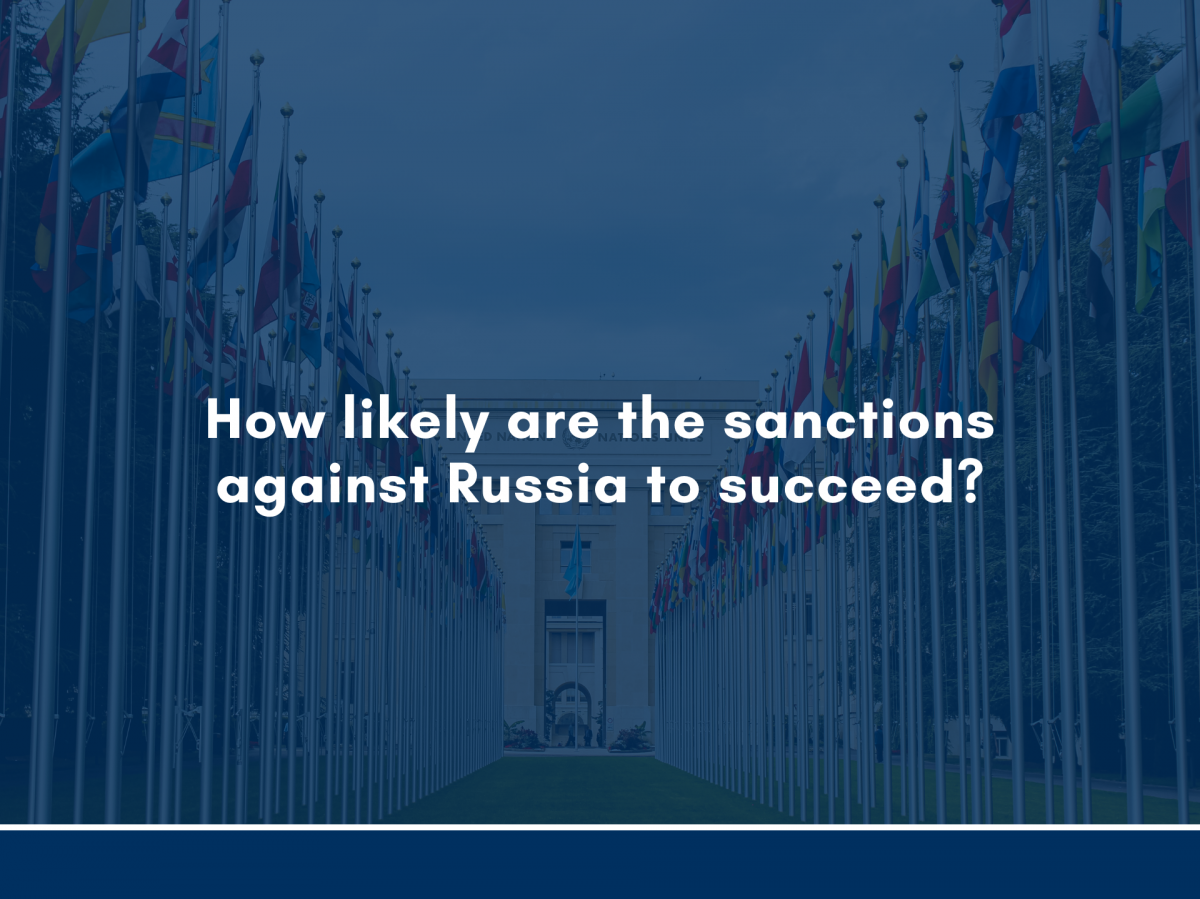 How likely are the sanctions against Russia to succeed?