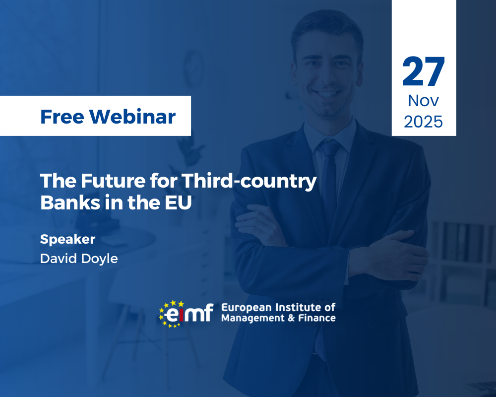 The Future for Third-country Banks in the EU