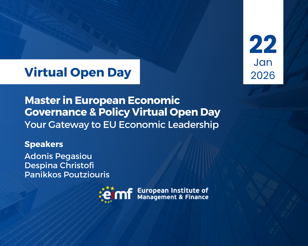 Master in European Economic Governance & Policy Virtual Open Day: Your Gateway to EU Economic Leadership