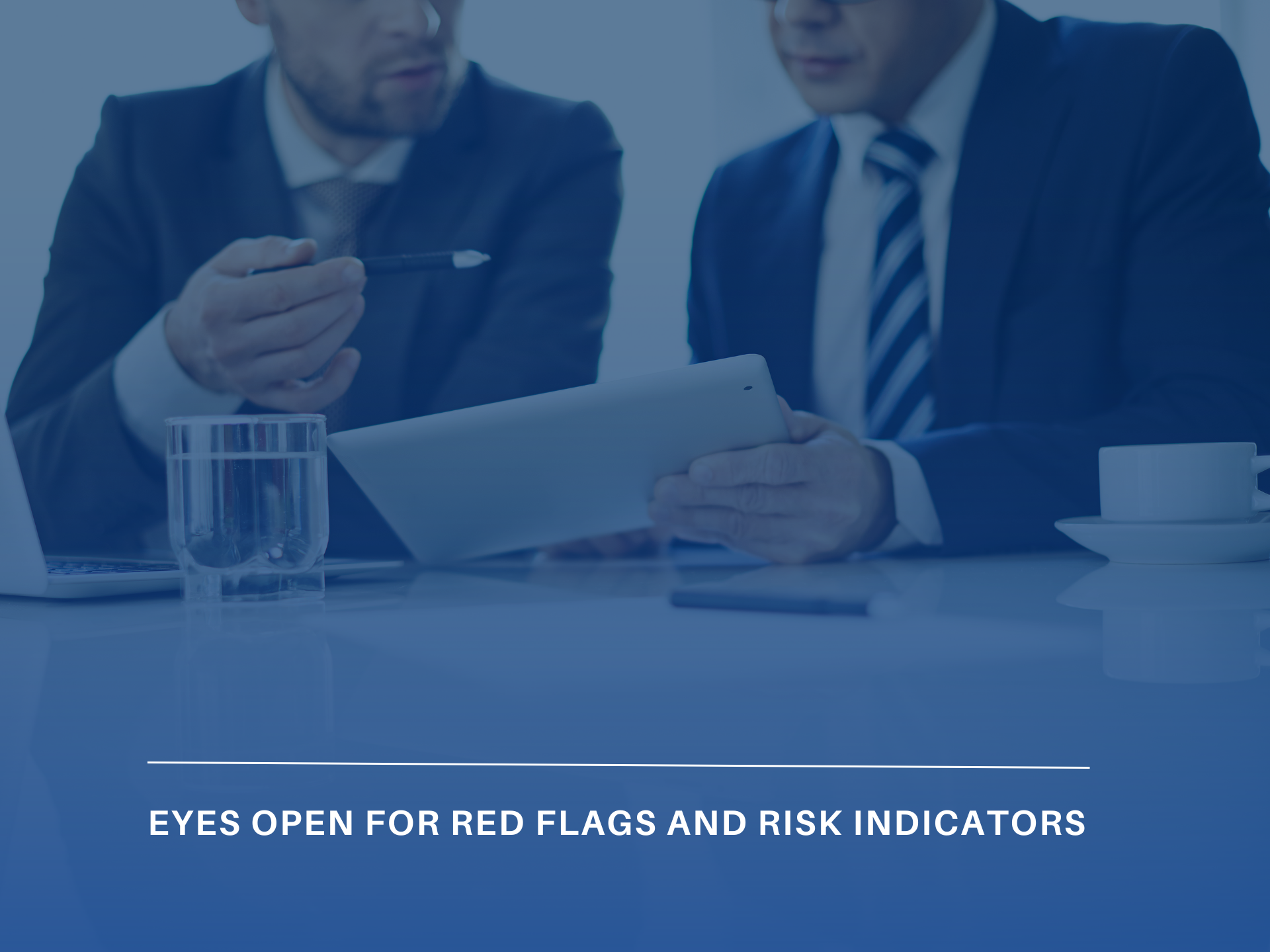 Eyes Open For Red Flags and Risk Indicators - European Institute of ...