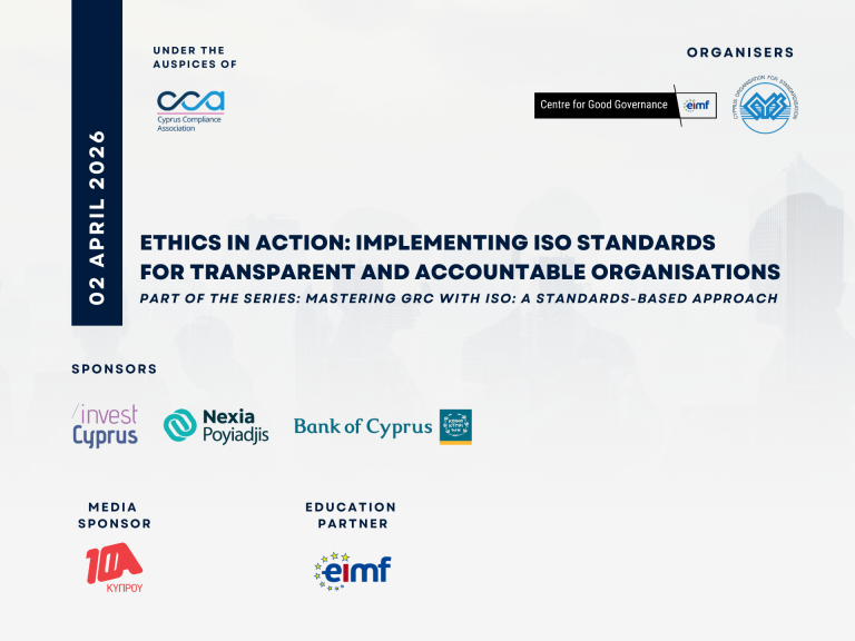 Open Seminar on Implementing ISO Standards for Ethical, Transparent and Accountable Organisations