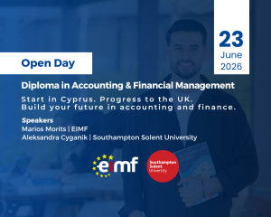 Open Day: Diploma in Accounting & Financial Management Start in Cyprus. Progress to the UK. Build your future in accounting and finance.