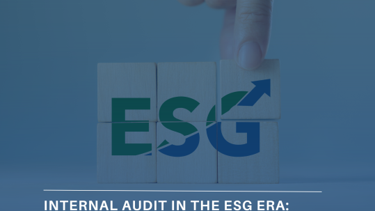 Internal Audit in the ESG Era: New Risks, New Responsibilities