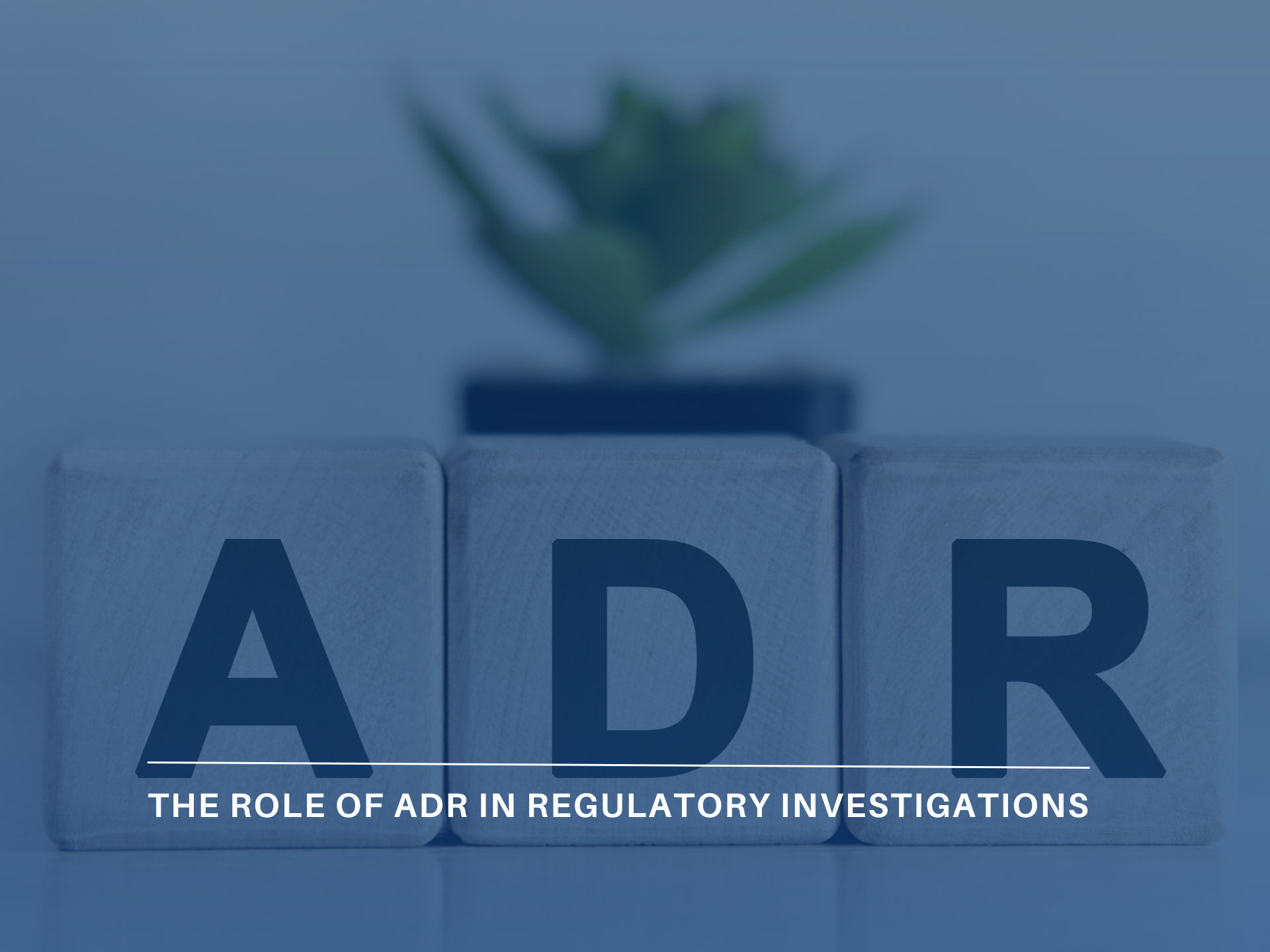 The Role of ADR in Regulatory Investigations