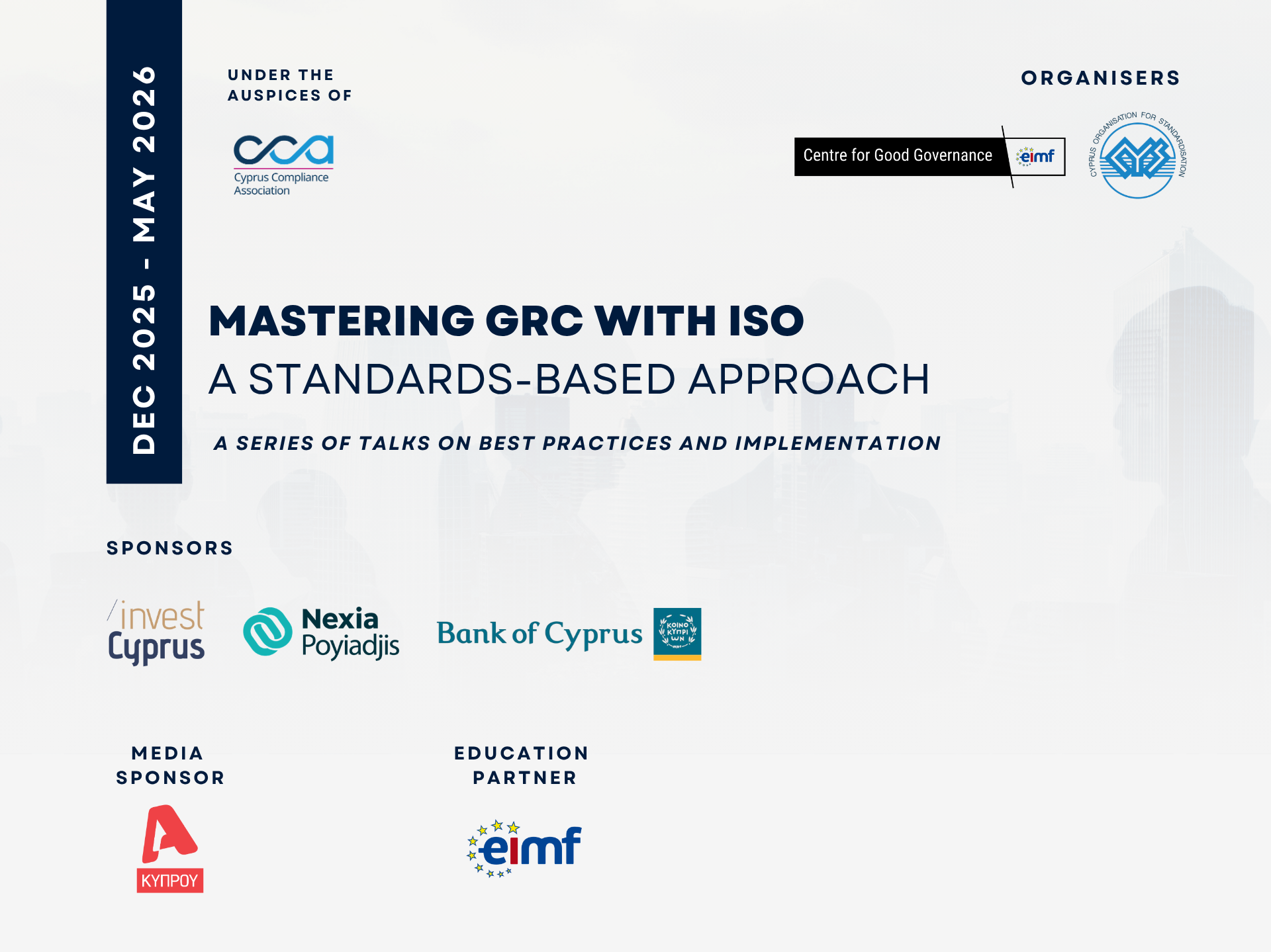 CYS, EIMF and CCA conclude successful ISO-based GRC seminar series