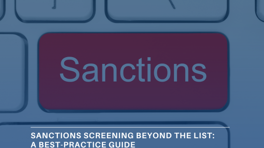 Sanctions Screening Beyond the List A Best-Practice Guide